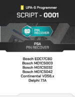 Lo script dedicato al recupero del codice PIN dalle centraline ECU del Gruppo PSA