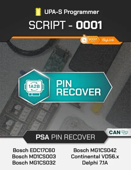 Lo script dedicato al recupero del codice PIN dalle centraline ECU del Gruppo PSA