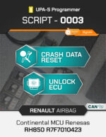 Script UPA-S Renault Airbag Continental RH850 R7F7010423