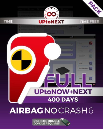 Airbag No Crash 6 FULL UPtoNOW + UPtoNEXT 400 Days per autorizzazioni ECU airbag