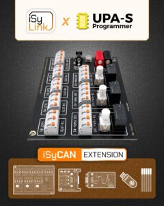 Kit iSyCAN. Estensione CAN per UPA-S con iSyLink breakout box, modulo CAN, UUCAN, dongle xCore e kit cavi