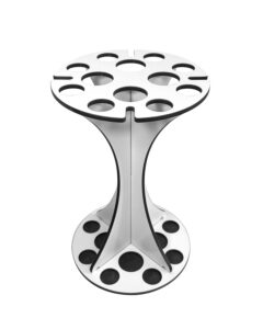 Organizer tubi porta cavi con 12 slot Ø19 mm e Ø26 mm per cavi iSyLink e diagnostici