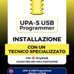 Remote installation service for UPA-S USB Programmer with specialist technician via AnyDesk