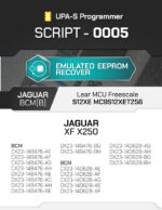 Script UPA-S Jaguar BCM EEPROM Recovery MC9S12XET256