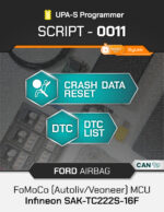 Script UPA-S Ford Airbag FoMoCo Autoliv Veoneer TC222S
