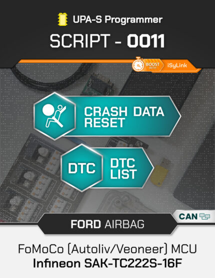 Script UPA-S Ford Airbag FoMoCo Autoliv Veoneer TC222S