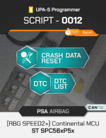 Script UPA-S PSA Airbag Continental SPC560P50 SPC56AP54