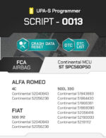 Script UPA-S FCA Airbag Continental SPC560P50