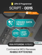 SCRIPT-0015 KIA/HYUNDAI Airbag Mobis RH850 R7F7010193 / R7F70101423 + E2P 95xxx Crash Reset | UPA-S Programmer - immagine 2