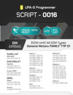 Script UPA-S GM Airbag SDM Family Type 01