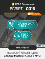 SCRIPT-0016 Airbag GM SDM Family Type 01 Crash Data Reset | UPA-S Programmer - immagine 3