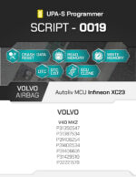 SCRIPT-0019 VOLVO Airbag Autoliv MCU Infineon XC23 ECU Clone | UPA-S Programmer - immagine 3