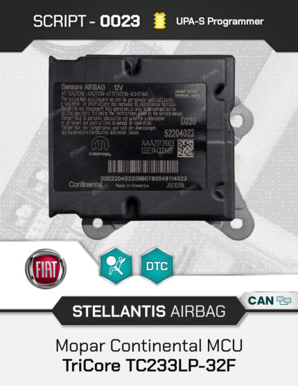 Script UPA-S Stellantis Airbag Mopar Continental TC233LP