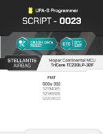 SCRIPT-0023 STELLANTIS/FCA Airbag Mopar Continental MCU TriCore TC233LP-32F Crash Reset | UPA-S Programmer - immagine 3