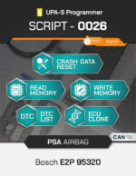SCRIPT-0026 PSA Airbag Bosch E2P 95320 ECU Clone | UPA-S Programmer - immagine 2