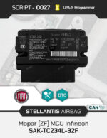Script UPA-S Stellantis Airbag Mopar ZF SAK-TC234L-32F