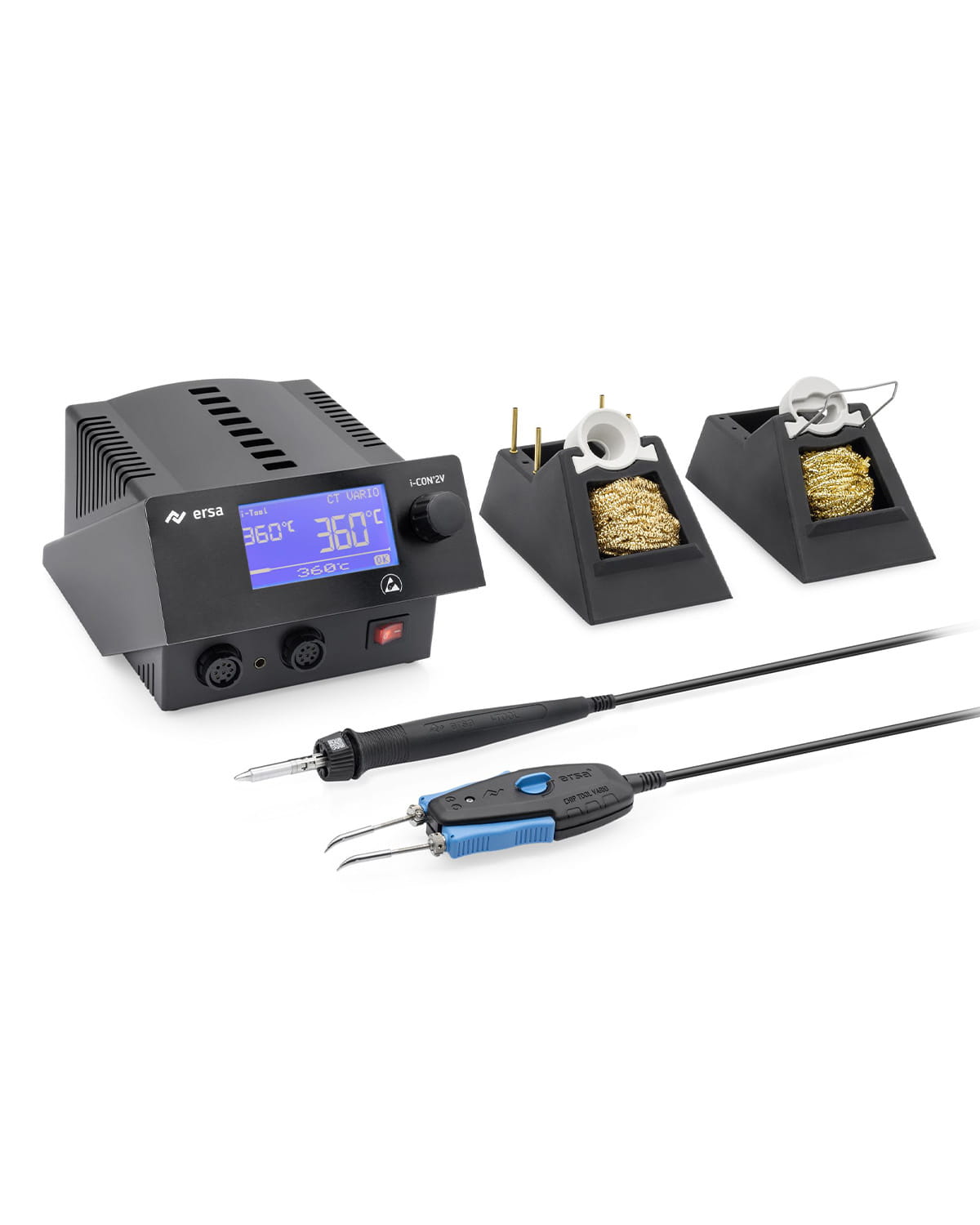 ERSA i-CON2V-5 ERSA i-CON 2V MK2 ESD con i-TOOL MK2 e CHIP-TOOL VARIO - immagine 1