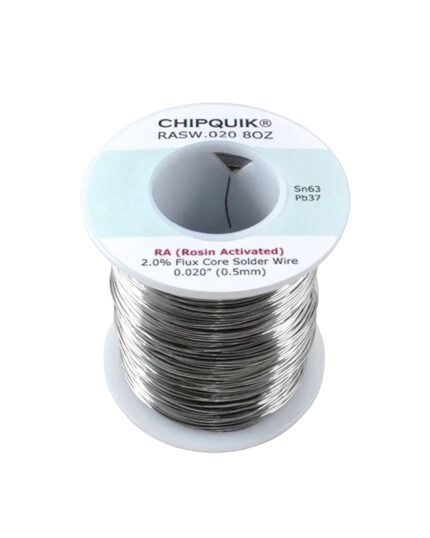 Bobina filo di saldatura stagno piombo Sn63Pb37 Ø 0,5 mm RA 2,2% da 227 g