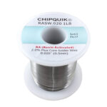 Bobina filo di saldatura stagno piombo Sn63Pb37 Ø 0,5 mm RA 2,2% da 454 g