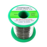 Bobina filo di saldatura Lead Free SAC305 Sn96.5Ag3Cu0.5 Ø 0,5 mm da 454 g