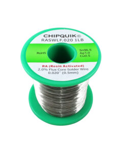 Bobina filo di saldatura Lead Free SAC305 Sn96.5Ag3Cu0.5 Ø 0,5 mm da 454 g