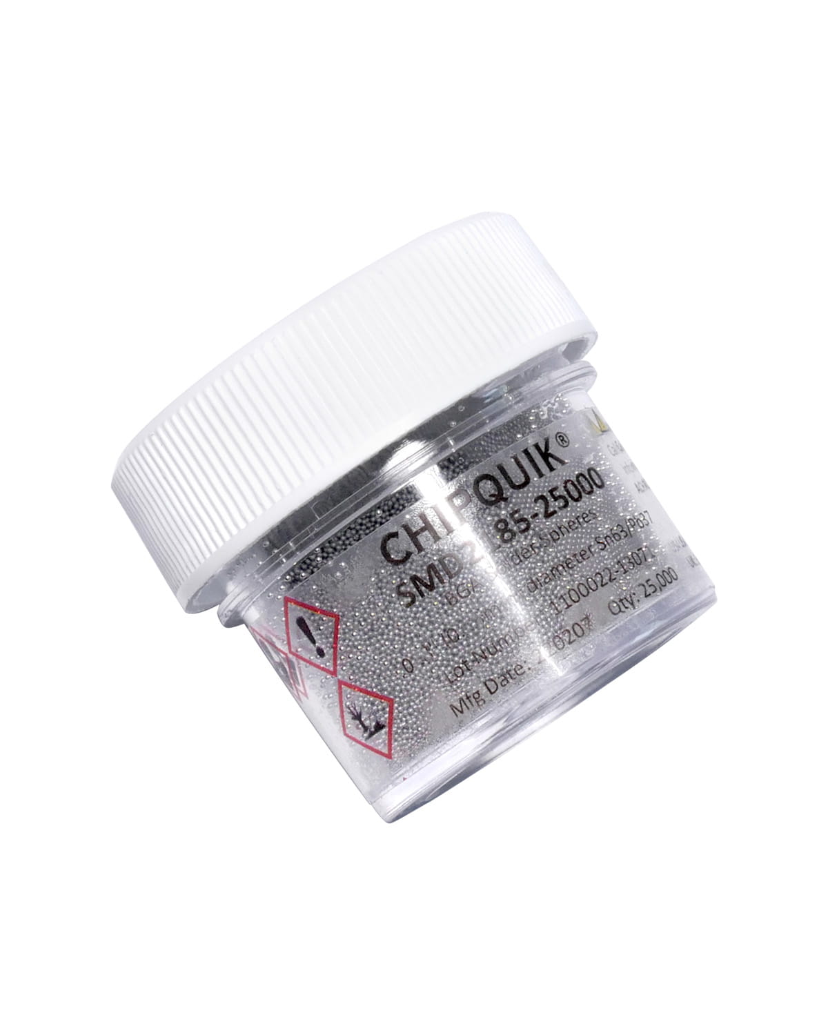 SMD2185 Sfere per saldatura e reballing Sn63Pb37 Ø 0,45mm 25000pz - immagine 1
