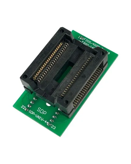 Adattatore universale Enplas SOP44 e SOIC44 a DIP44 per programmazione e test.