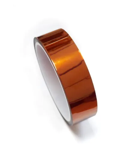 Nastro Kapton in poliammide resistente alle alte temperature con adesivo siliconico, 33 m - 25 mm