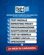 Riparazione memoria NAND su centralina Blue&Me FCA