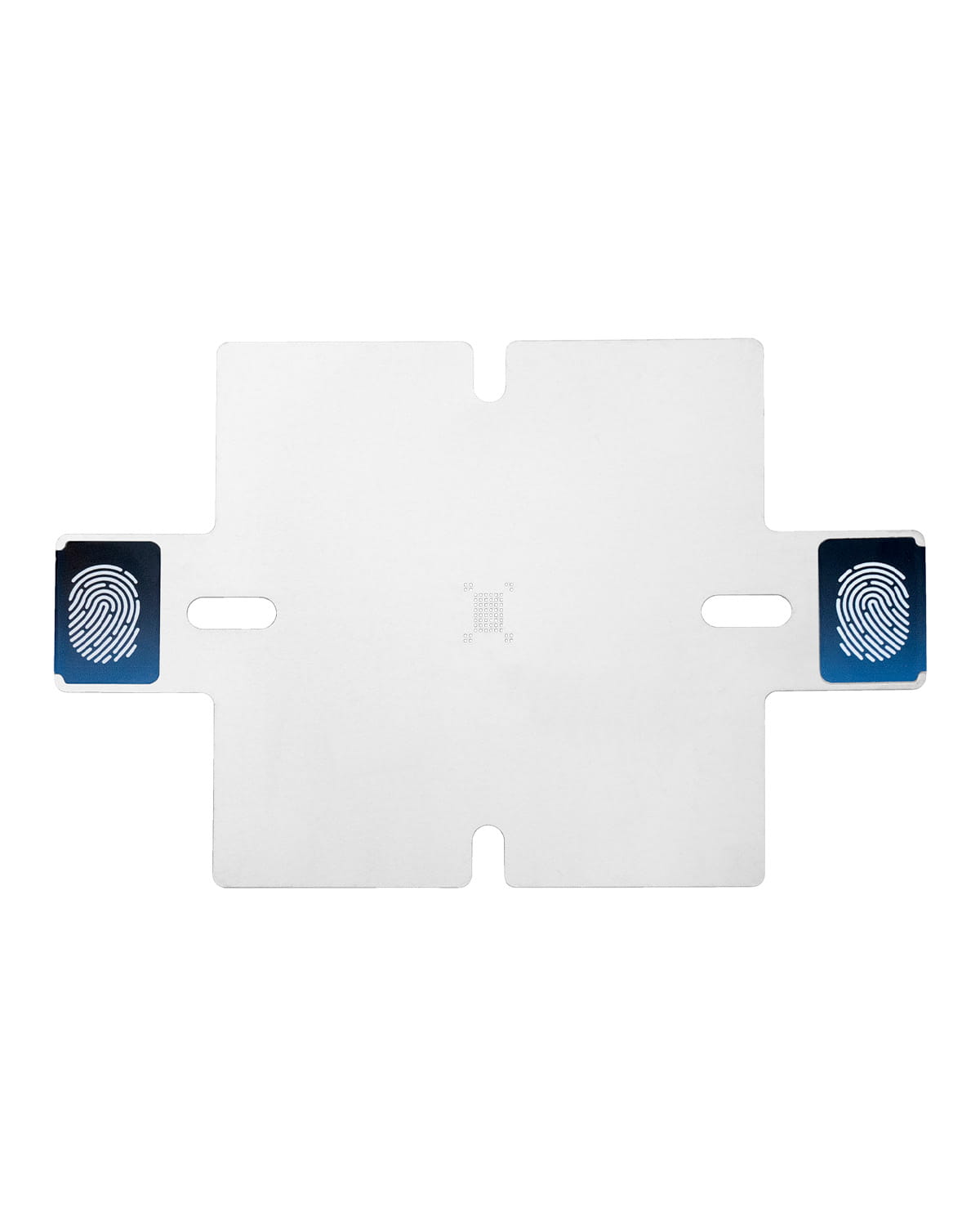 stencil-reballing-VFBGA63-1 Stencil BeM FIX VFBGA63 in acciaio inox da 0,25 mm per reballing BGA con supporto HTX90.