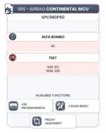 Airbag Continental - MCU ST SPC560P50 (FCA) - immagine 2