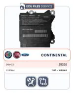 Airbag Continental - EEPROM 25320 (FCA)