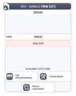 Airbag TRW (ZF) – EEPROM 25640 (Iveco) - immagine 2