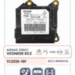 Airbag (RBG) Veoneer SC2 - MCU Infineon TC222S-16F (PSA/Stellantis)