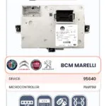 BCM Marelli - EEPROM 95640 / MCU Fujitsu (FCA)