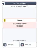 ECU Bosch ME7.3/6 - FLASH (HYBRID) 29F400 (Ferrari) - immagine 2