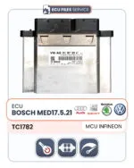 ECU Bosch MED17.5.21 - MCU Infineon TC1782 (VAG)