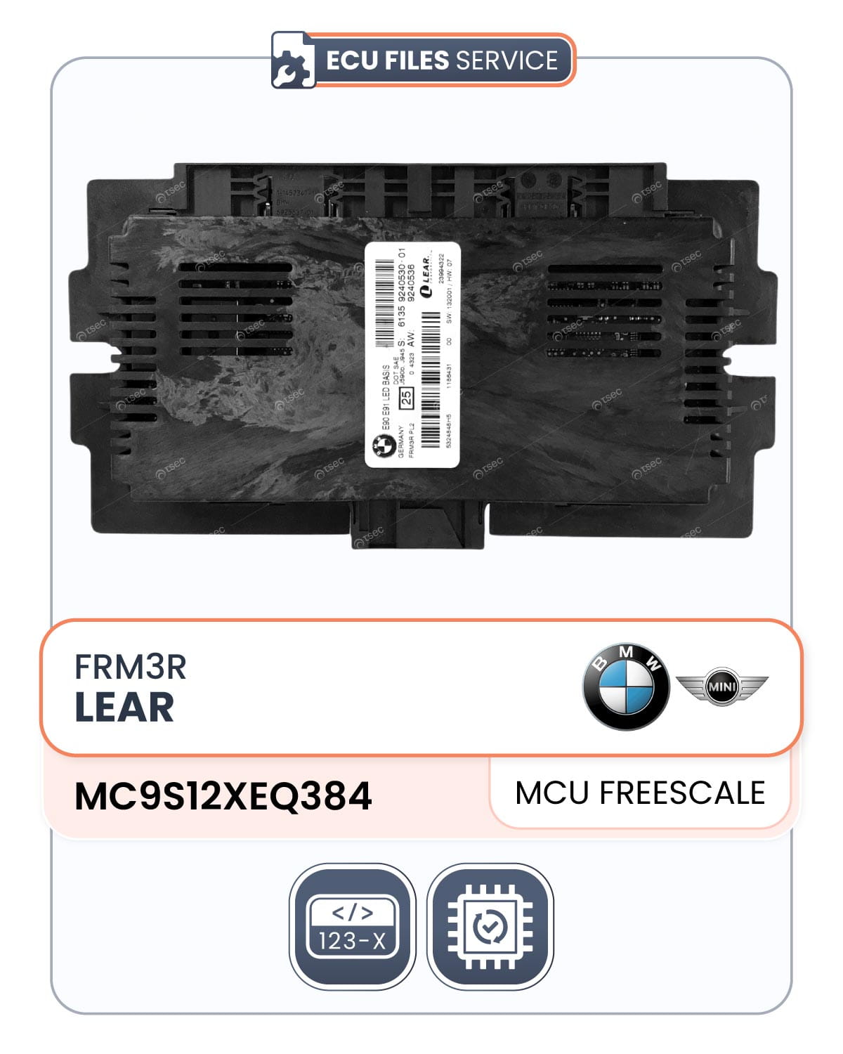 FRM-BMW-MC9S12XEQ384 FRM3 Lear - MCU Freescale MC9S12XEQ384 (BMW/Mini) - immagine 1