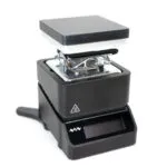 MINIWARE MHP30 Mini Hot Plate con piastra riscaldante da 30 × 30 mm, display OLED e alimentatore USB-PD da 65 W.