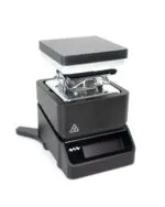 MINIWARE MHP30 Mini Hot Plate con piastra riscaldante da 30 × 30 mm, display OLED e alimentatore USB-PD da 65 W.