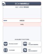 NBC Marelli - EEPROM 95320 / MCU NEC V850 (Iveco) - immagine 2