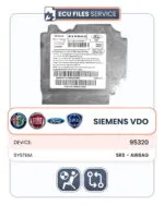 Airbag Siemens VDO - EEPROM 95320 (FCA)