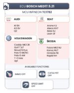 ECU Bosch MED17.5.21 - MCU Infineon TC1782 (VAG) - immagine 2