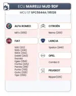 ECU Marelli MJD 9DF - MCU ST SPC5644A / EEPROM 95128 (FCA) - immagine 2
