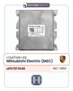 LCM Mitsubishi Electric - MCU NEC V850 70F3548 (Porsche)